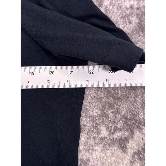 Rapha Logo T Shirt Large Mens Black Chain Stitch Embroidered Short Sleeve - Picture 4 of 8